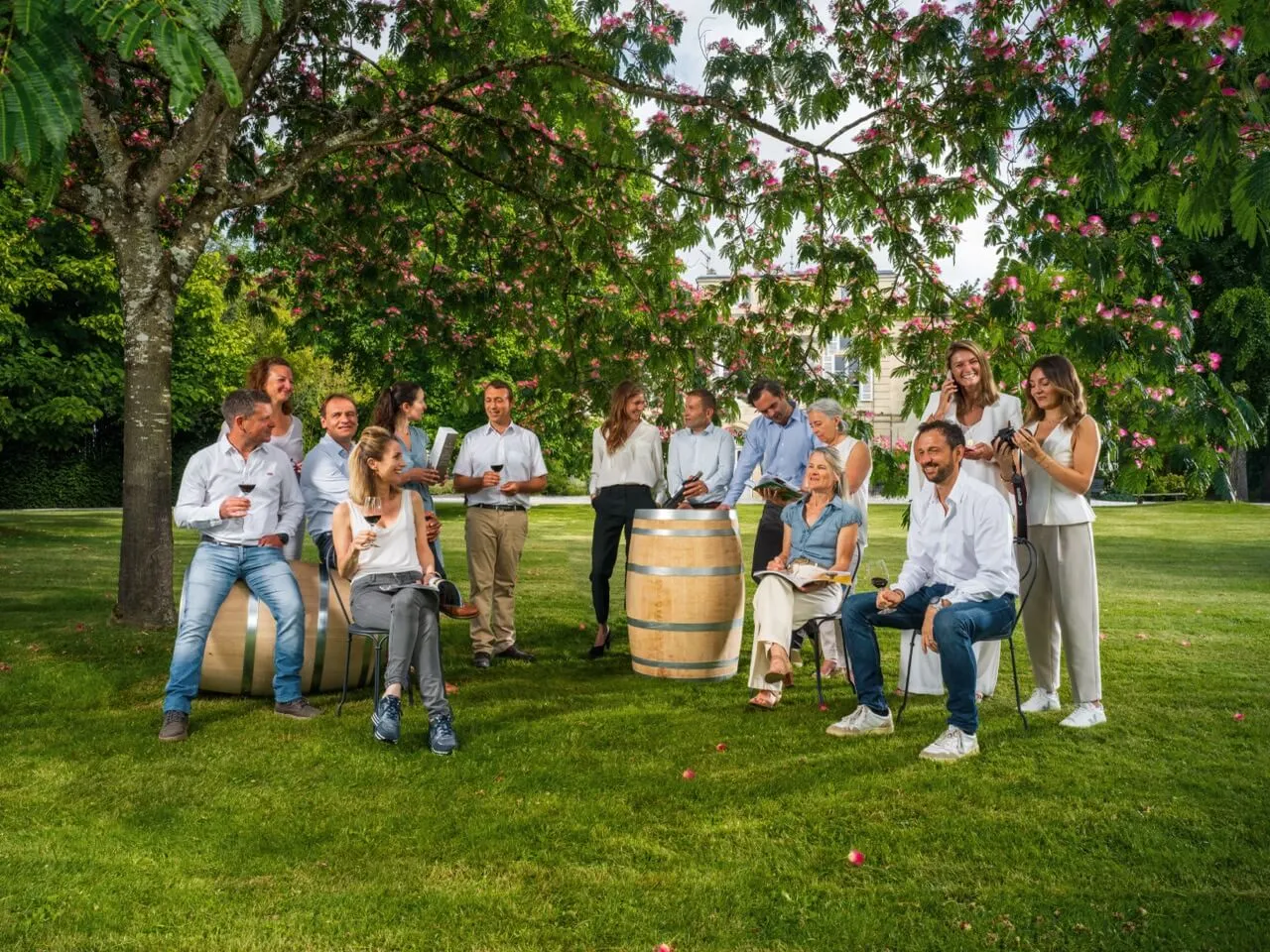 Equipe Dourthe en extérieur