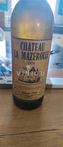 Bordeaux Château La Mazerolle 1978