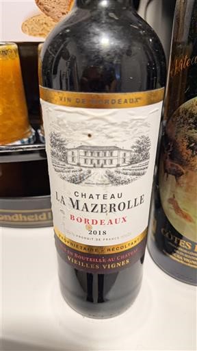 Bordeaux Château La Mazerolle 2018