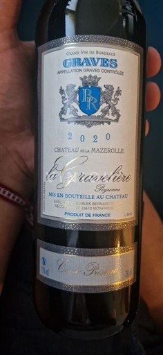 Bordeaux Graves Château La Mazerolle La Gravelière 2020
