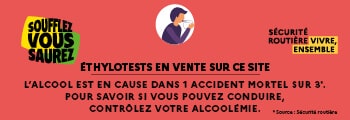 Ethylotests en vente sur ce site