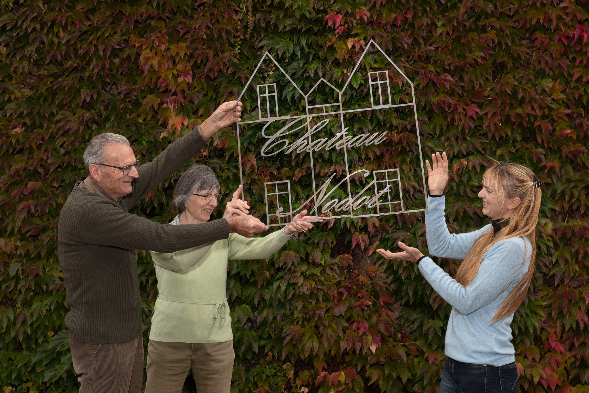 La famille propriétaire du Château Nodot