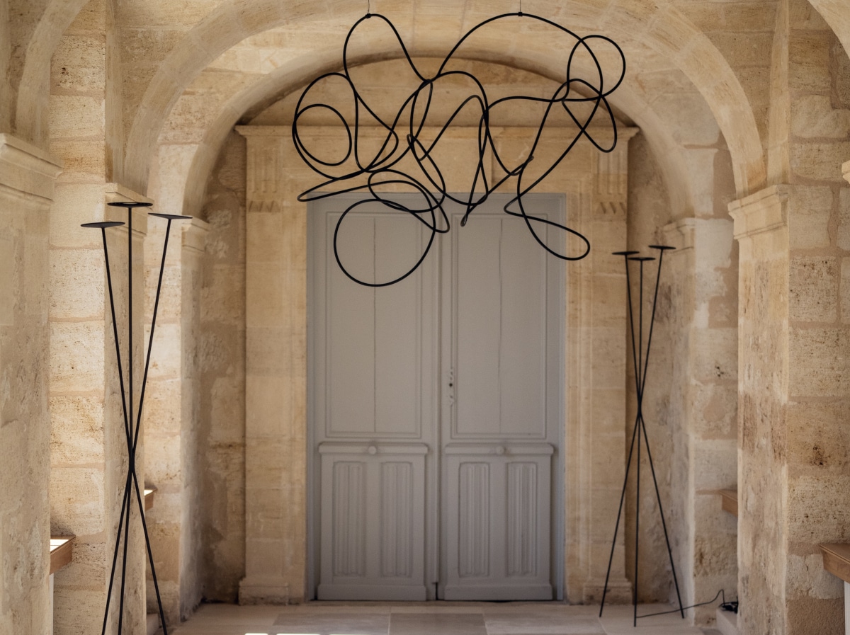 Bic Art à Ferrand : le Scribble, installé dans la galerie du chateau