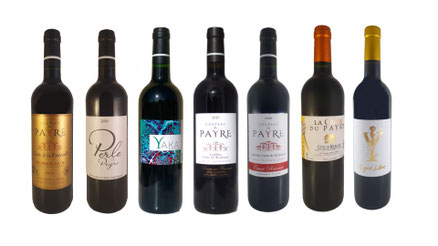 red wines_château du payre_wood barrels wines_dry wites_liquorous wine_cadillac