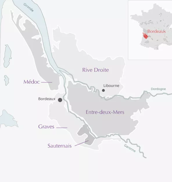 La région du vin Château Mirefleurs