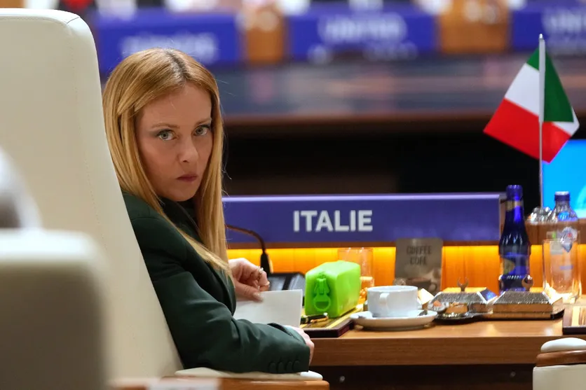 La première ministre italienne Giorgia Meloni lors du sommet de l’Otan à Ankara (Turquie), le 2 juillet 2026.