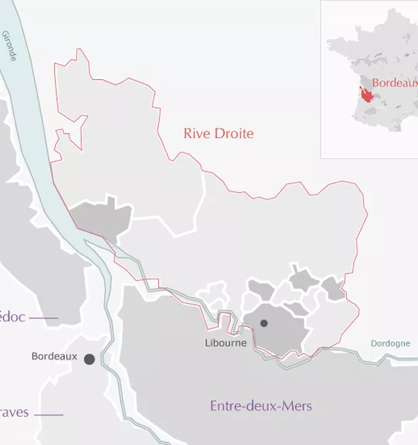 La région du vin Château de Carles Haut-Carles