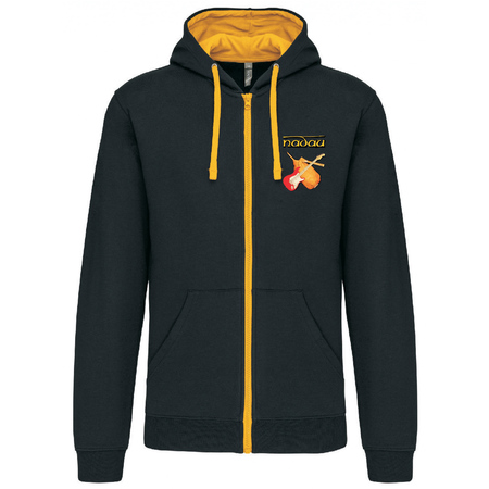 Sweat-shirt zippe à capuche "NADAU"