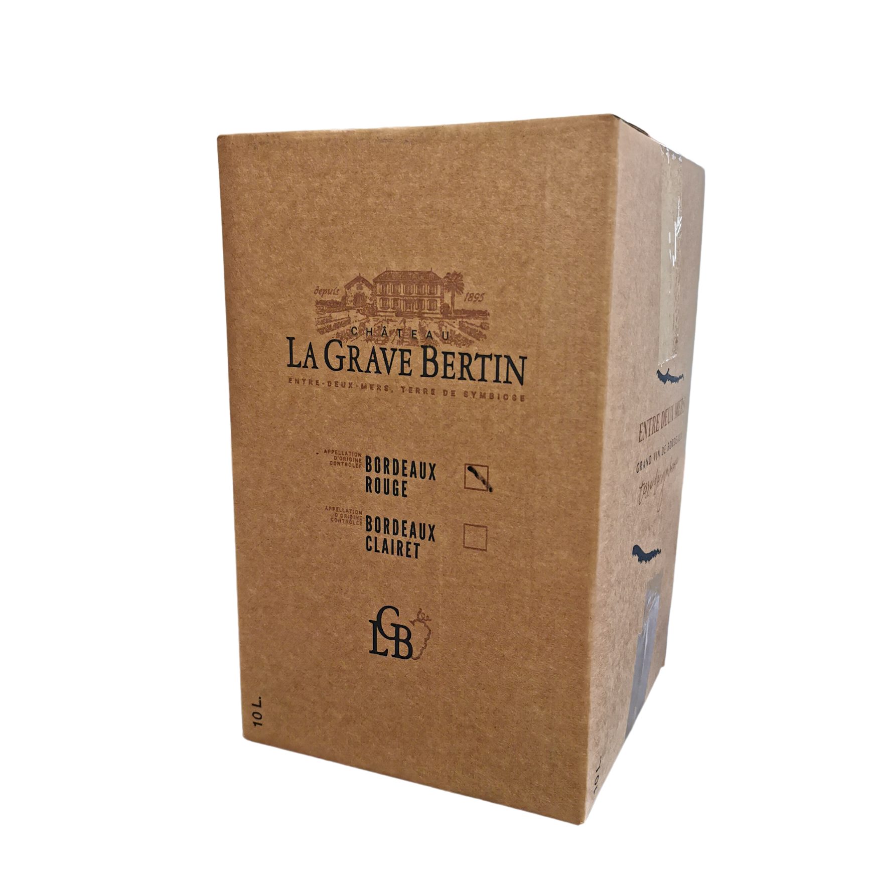 CHATEAU LA GRAVE BERTIN, Rouge - BIB 10L