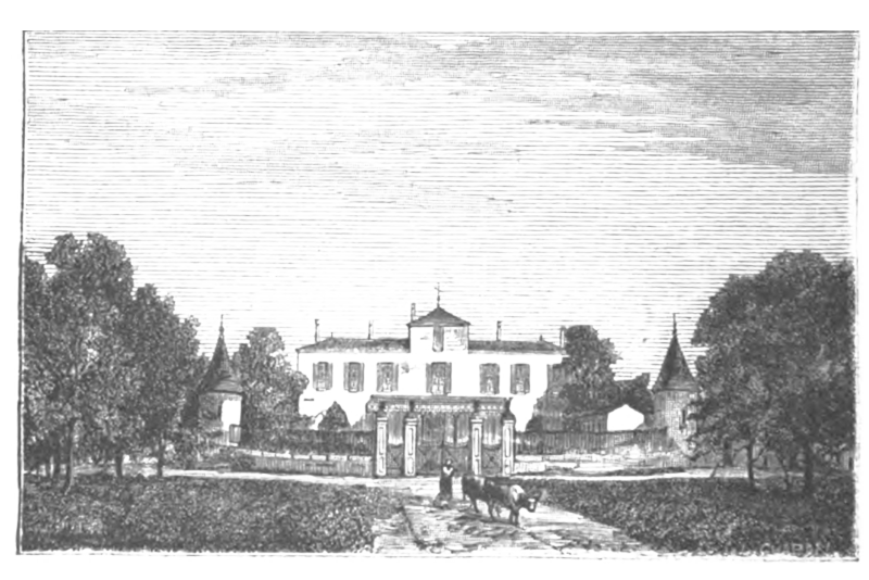 Une vue de la cours de la Tour Prignac