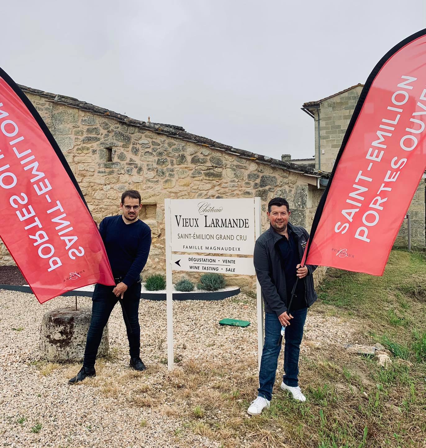 Romain MAGNAUDEIX &amp; Guillaume BRUNY auChateau Vieux Larmande