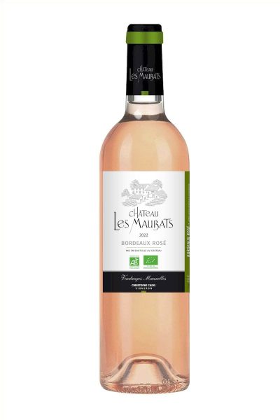 Vin rosé bio Chateau les Maubats 2023