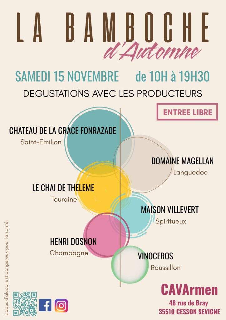 la bamboche d'automne chateau la grace fonrazade Cavarmen / 1001 Vins