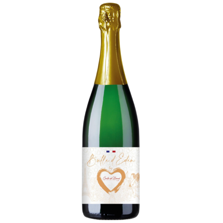 Bulle d’Éden – Vin blanc pétillant désalcoolisé Vin de France