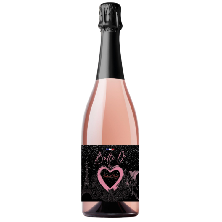 Bulle 0 – Vin rosé pétillant désalcoolisé Vin de France
