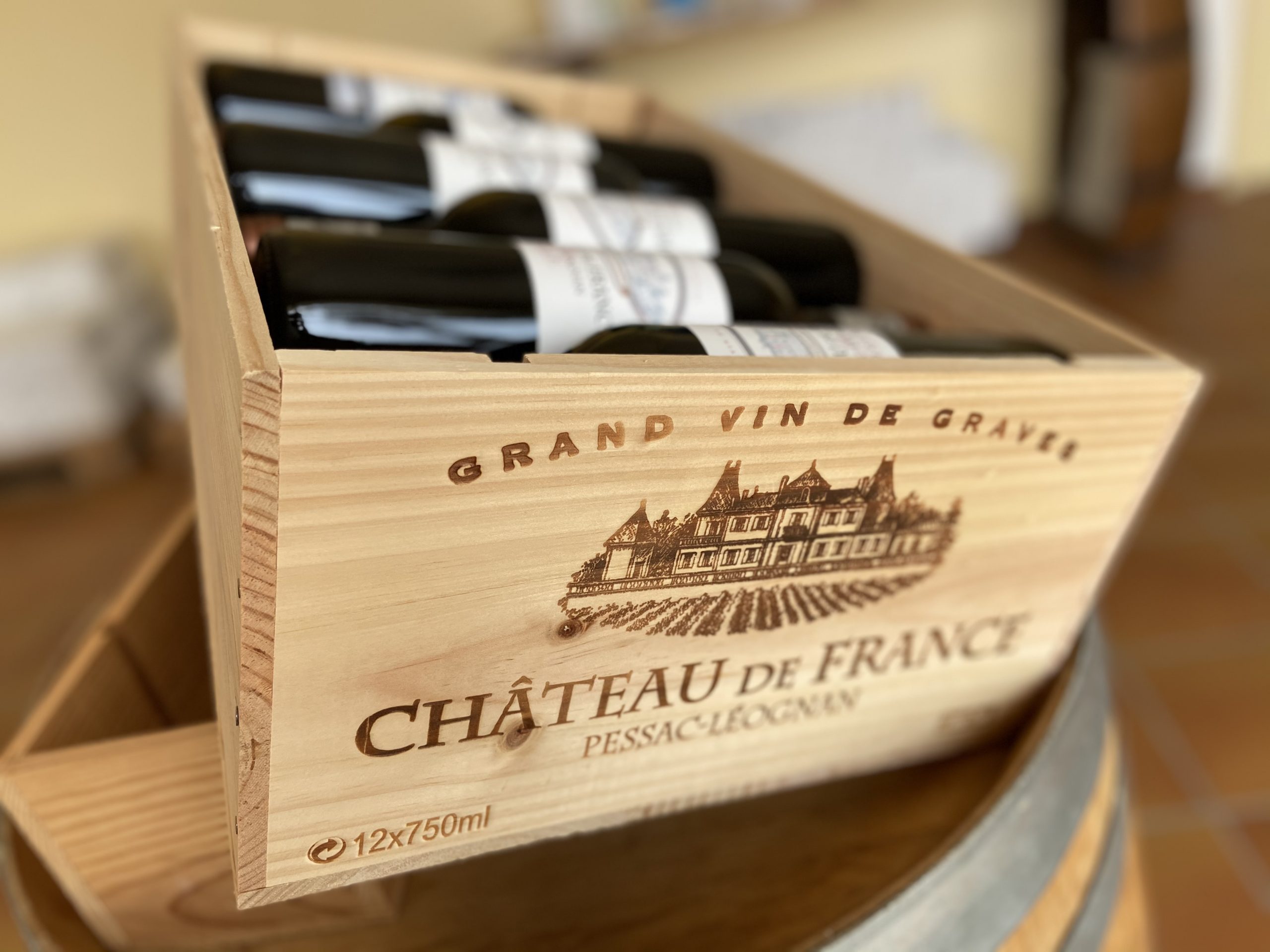 (Caisse Bois de 12) Château de France 2019-2020-2021 / LA TRILOGIE