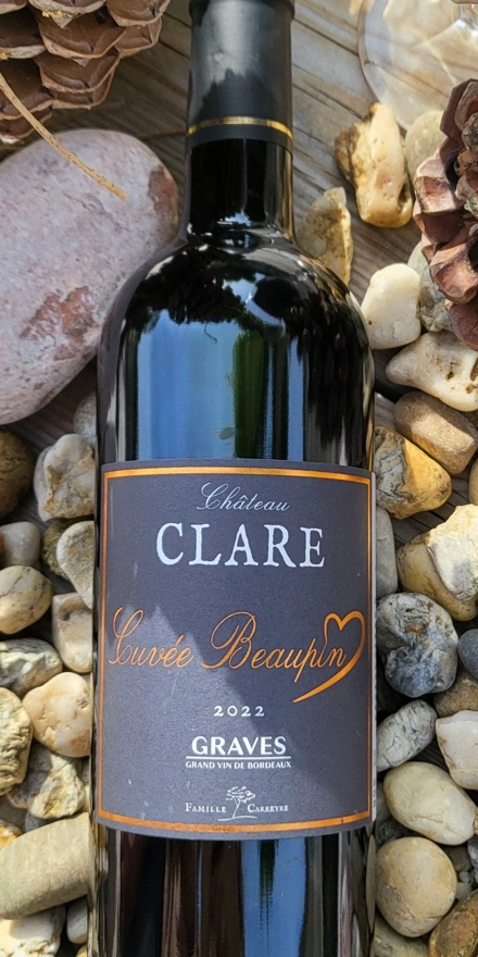 bouteille de vin rouge cuvée beaupin