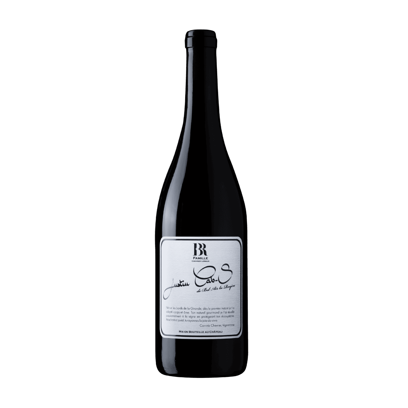 Cuvée justin Cabs château bel-air la royère