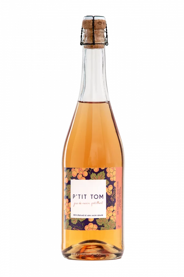 P'tit Tom - Jus de raisin pétillant sans alcool