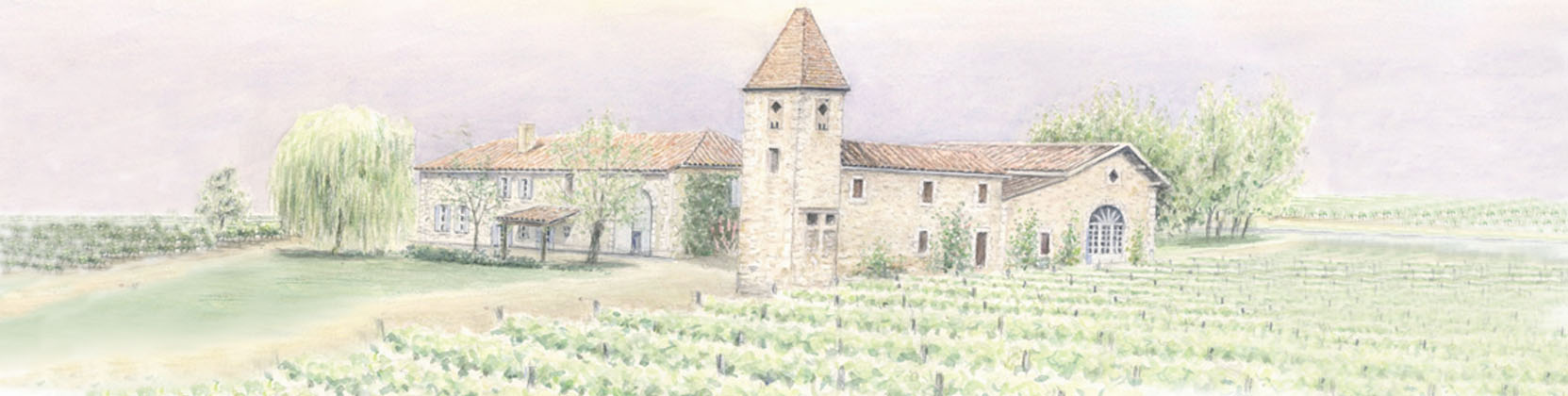 Château terte de pezelin peinture à l'huile
