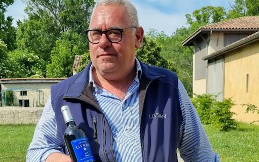 Olivier Michon, propriétaire du château Livran.