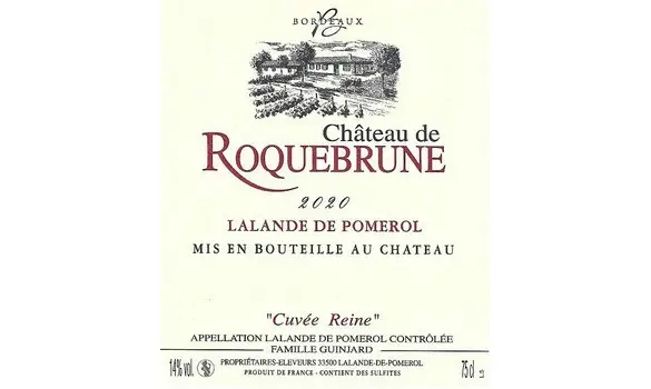 Millésime 2020 Château de Roquebrune