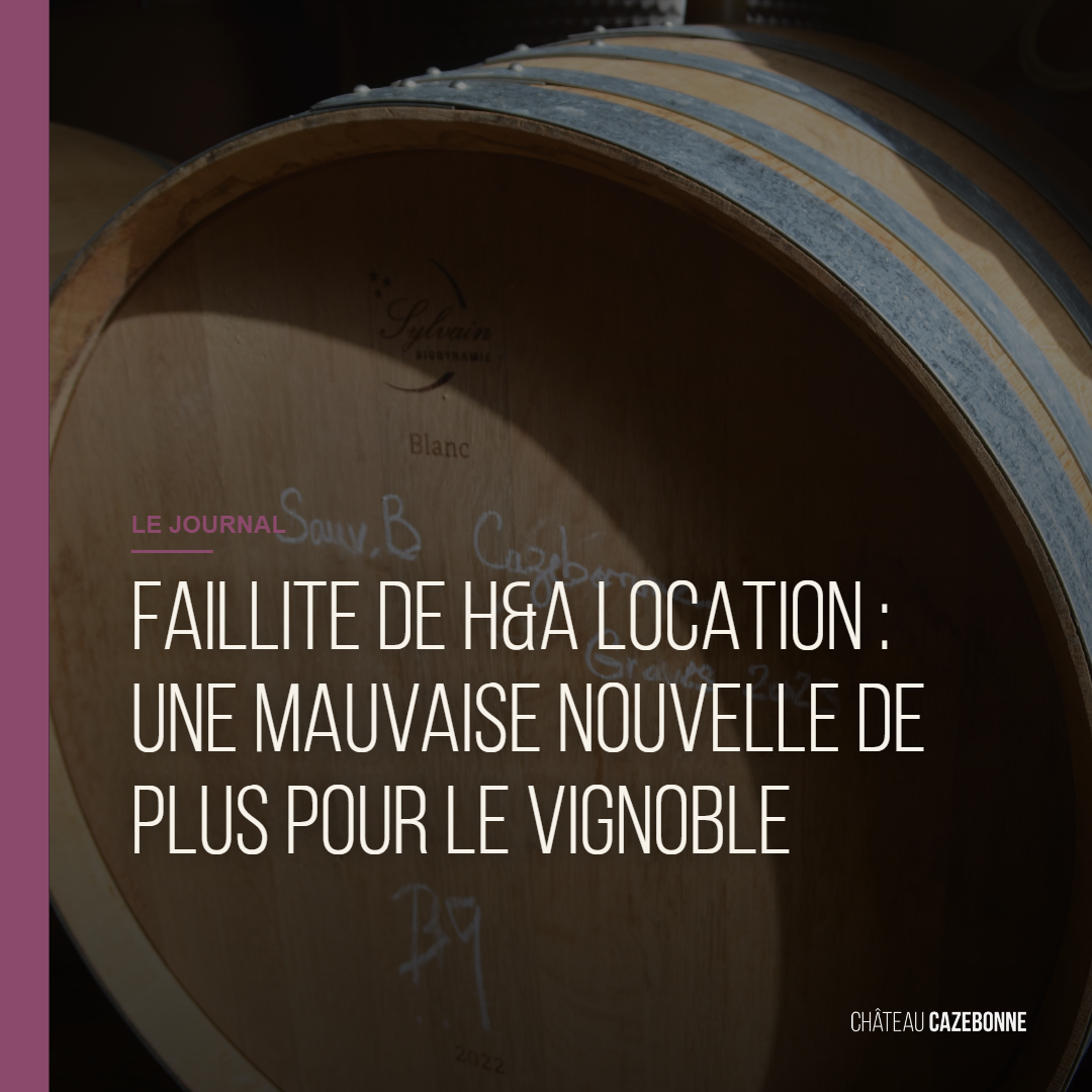 Faillite de H&A Location : une mauvaise nouvelle de plus pour le vignoble