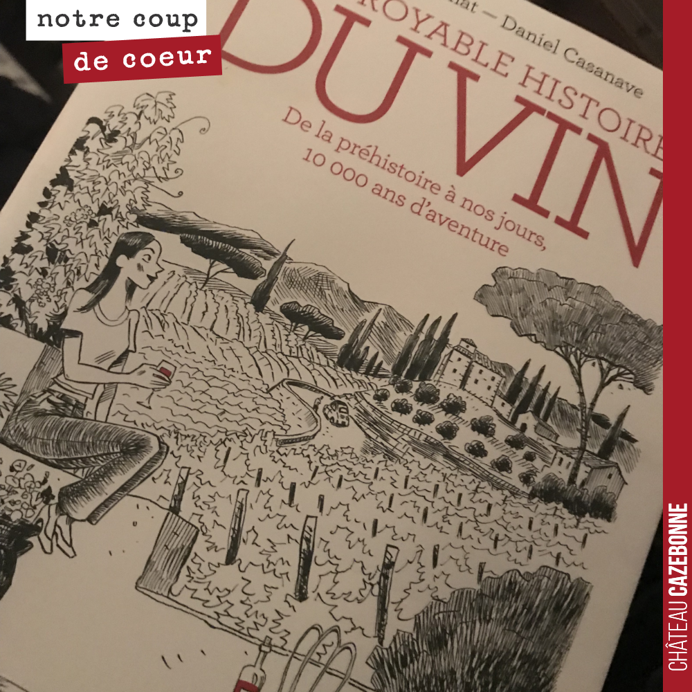 Lecture du soir. Très sympa cette BD qui retrace l’histoire de la vigne et du vin. Très documenté, on y apprend plein de choses.
Bonne idée de cadeau de Noël.