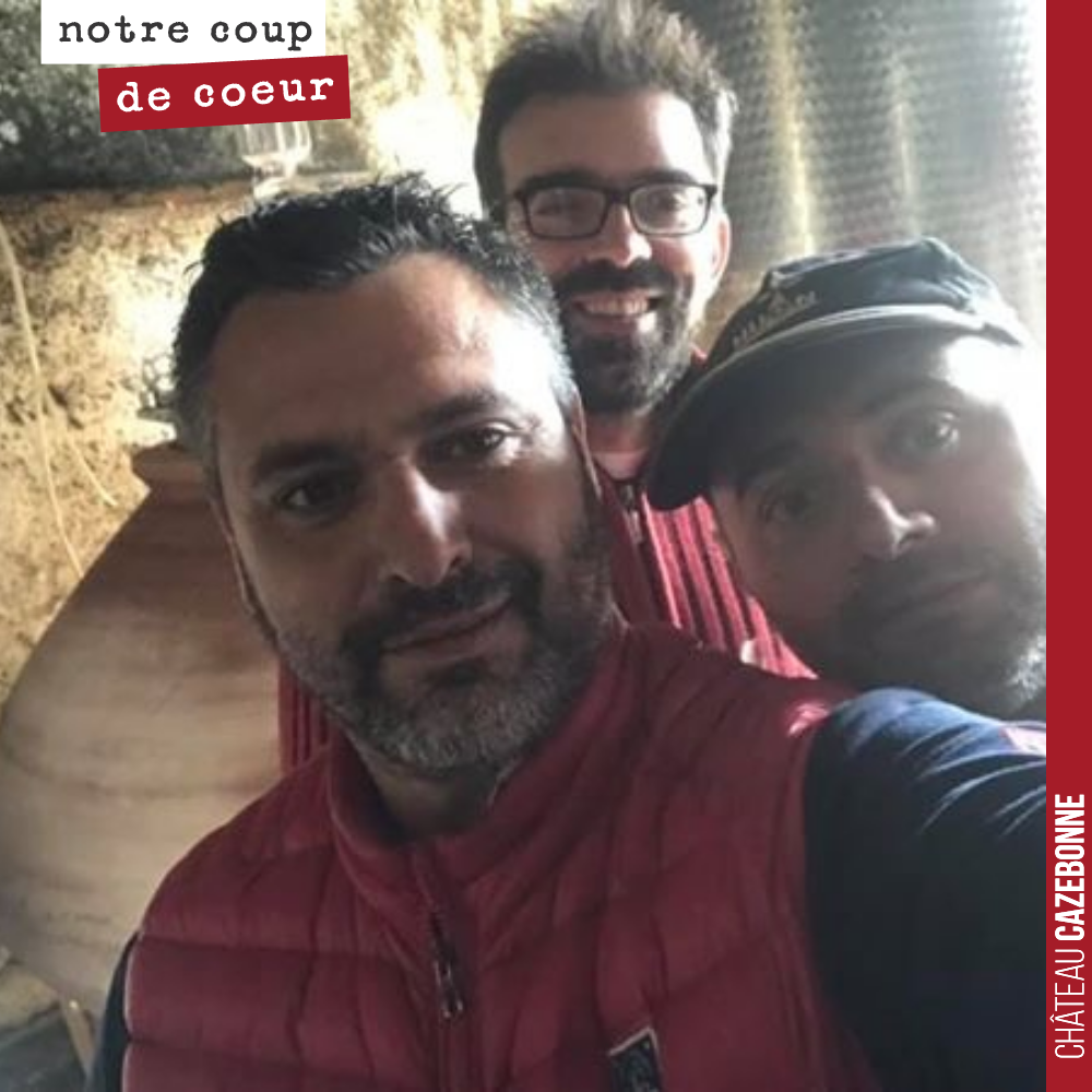 Quand les 3 compères (Fabian de Haut-Peyrous, Loïc de Liber Pater et David de Cazebonne) vont goûter les cépages oubliés de Tire-Pé. Un magnifique 2018 en perspective !