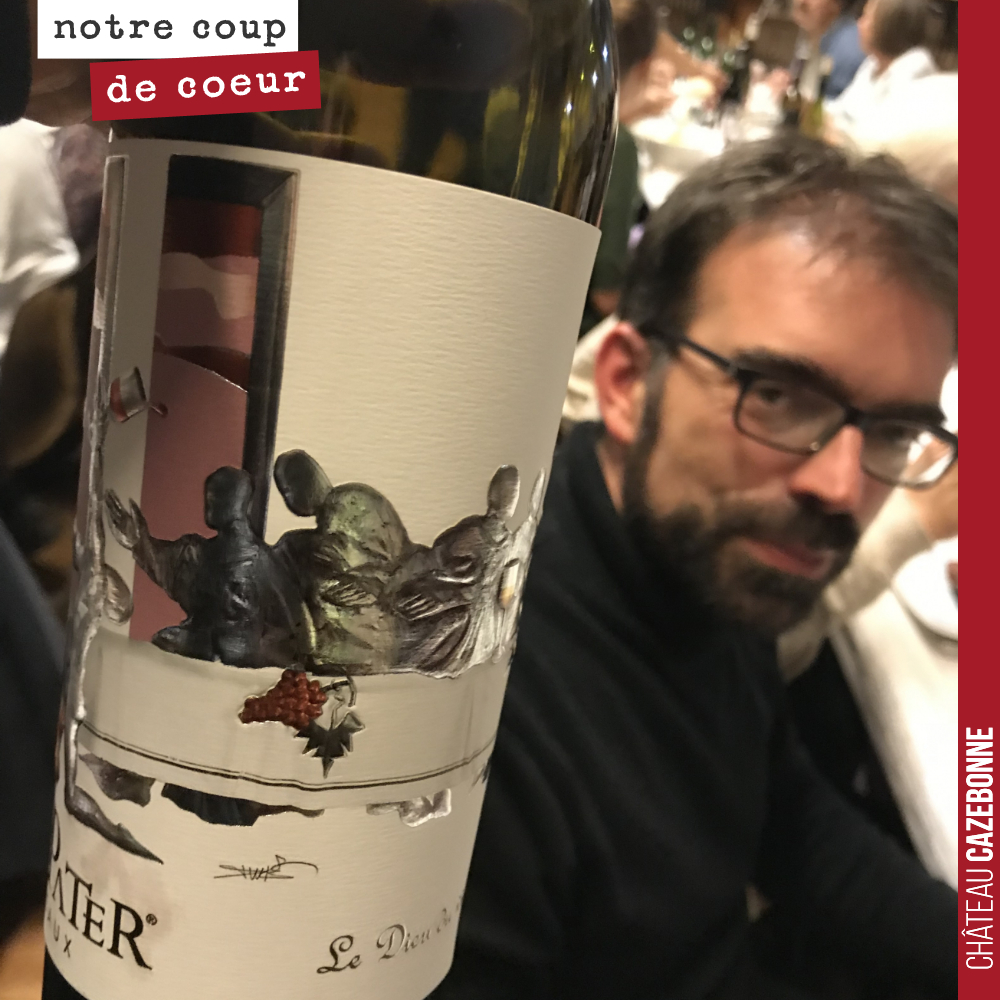 Loïc Pasquet nous fait goûter son millésime 2010 de Liber Pater lors des Rencontres des cépages modestes.