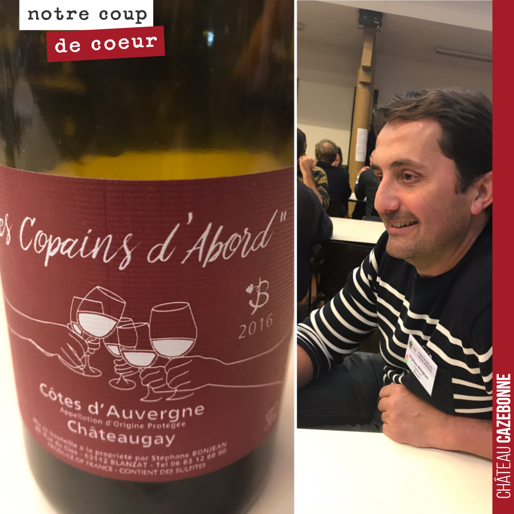 On est très heureux d’avoir enfin pu faire la connaissance de Stéphane Bonjean avec qui on échange depuis de longs mois au sujet de notre passion commune pour les cépages oubliés.
Énorme coup de cœ...