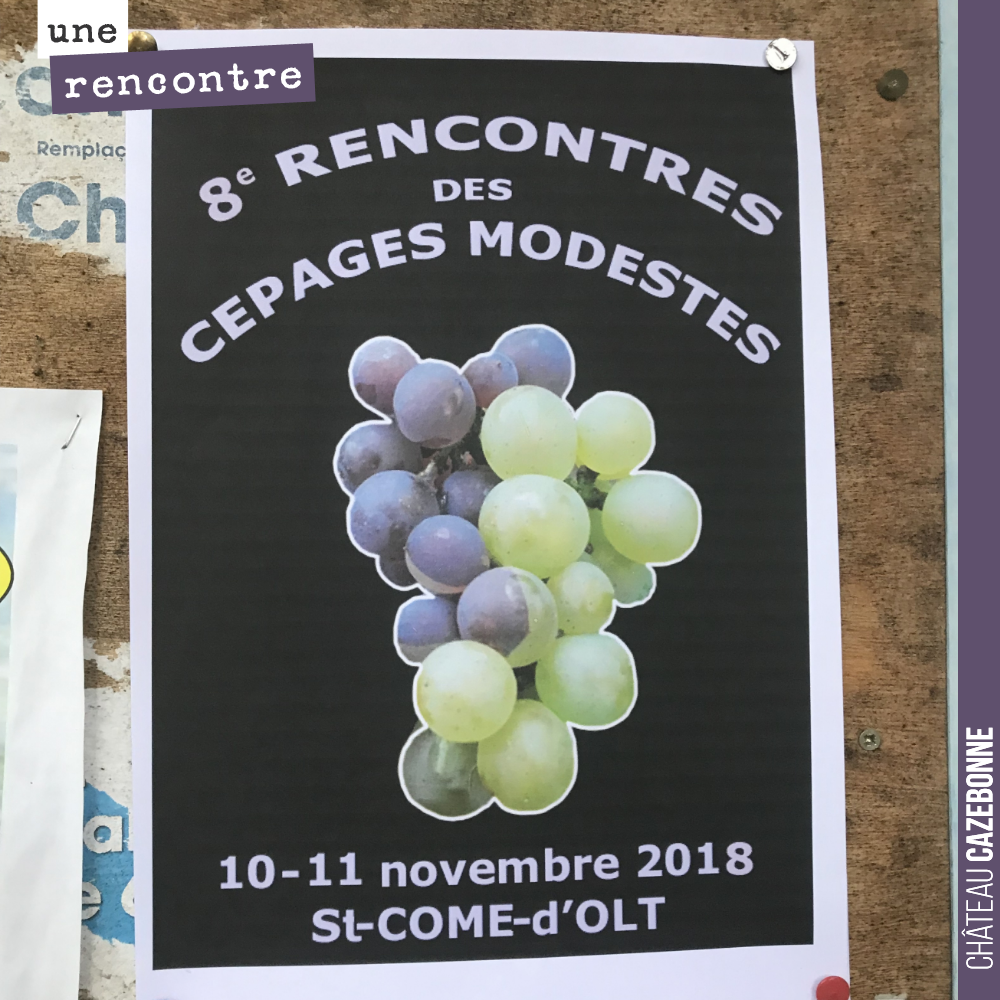 Nous sommes sur le retour vers langon après un Week-end passé aux Recontres des cépages modestes. C’est pour nous une première et nous en repartons enchanté.
Nous avons fait de très belles rencontr...