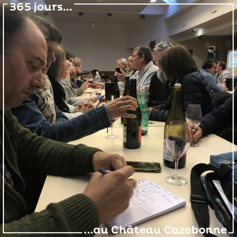 Les choses sérieuses ont commencé.
Dégustation de gamay aux rencontres des cépages oubliés.