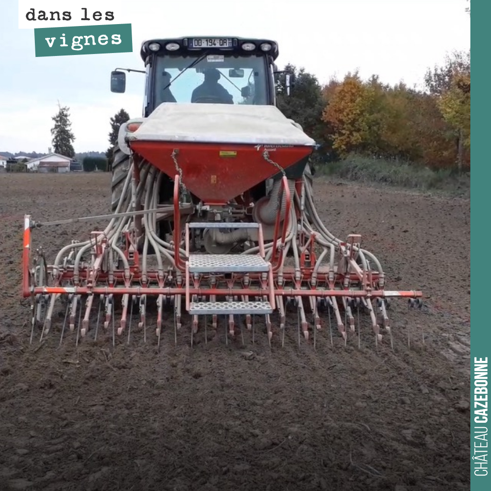 Semis de céréales anciennes (Barbu de La Réole, blé rouge de Bordeaux, ...) sur notre parcelle du Maine.
Cela va permettre de couvrir la parcelle pour l’hiver et produire de la matière organique e...