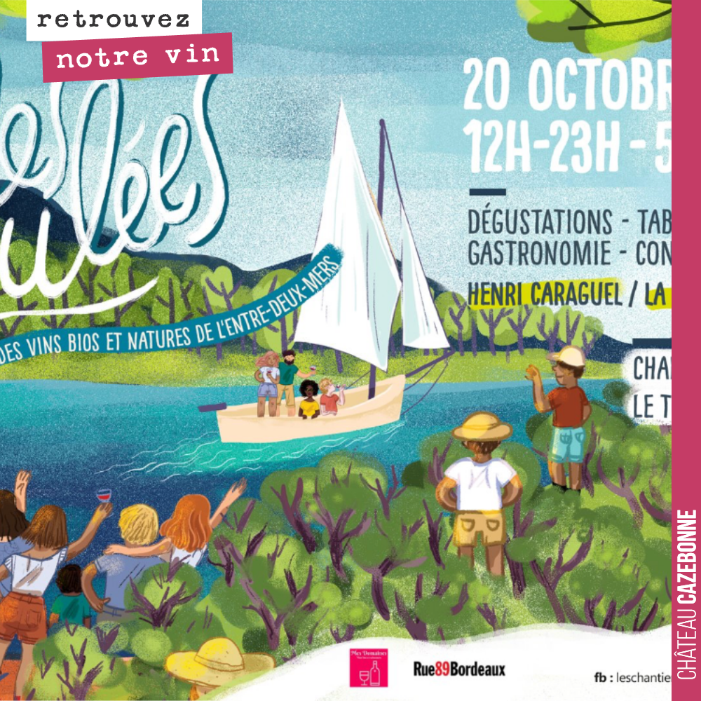 Le 20 octobre à Le Tourne (Gironde), nous ferons goûter pour la première fois en public nos vins.
Il s’agira du millésime 2017 que nous ne mettrons pas tout de suite à la vente car les vins ne sont...