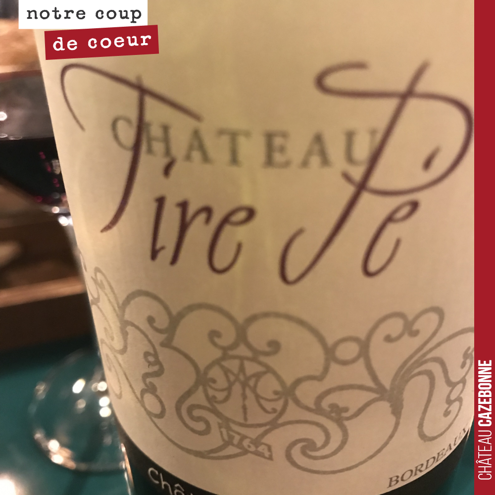 Dégusté samedi soir chez Boulom à Paris. Magnifique merlot sur le fruit.
Bluffé. Cela fait plaisir de goûter de pareils Bordeaux.