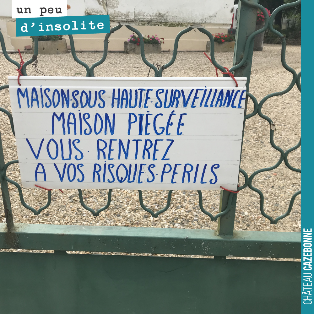 Photo insolite.
Nous ne sommes pas totalement convaincue que cela soit efficace !