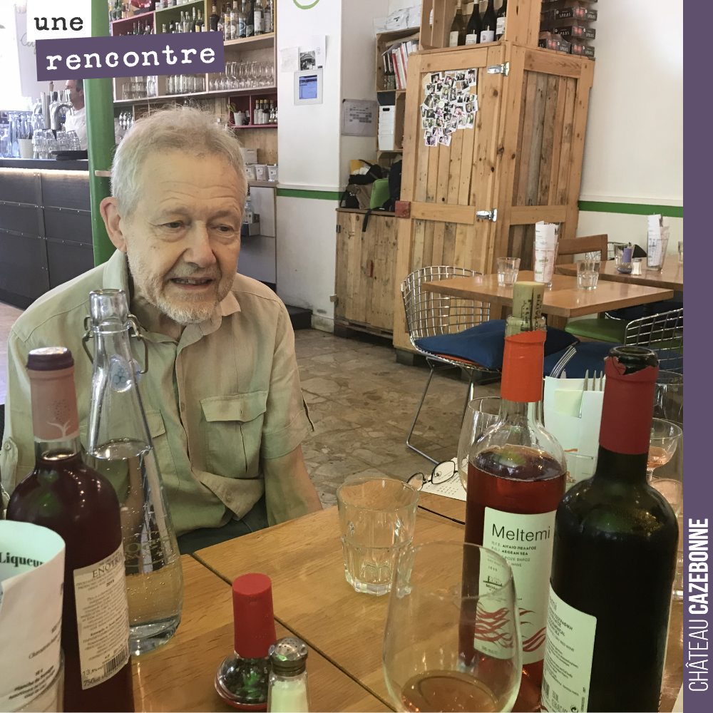Très belle rencontre, hier, avec Alain Dubois, importateur de vins de Grèce et de Crête à 750g la table.
Il nous a fait découvrir de très beaux vins à base de cépages autochtones.