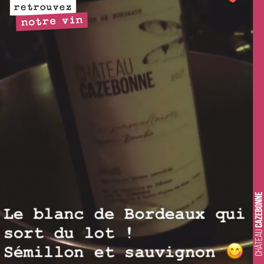 Quand cette story sur Instagram fait l’éloge de notre blanc Parcellaire, et bien, on doit reconnaître que cela fait plaisir !
Merci @lyonalabouche