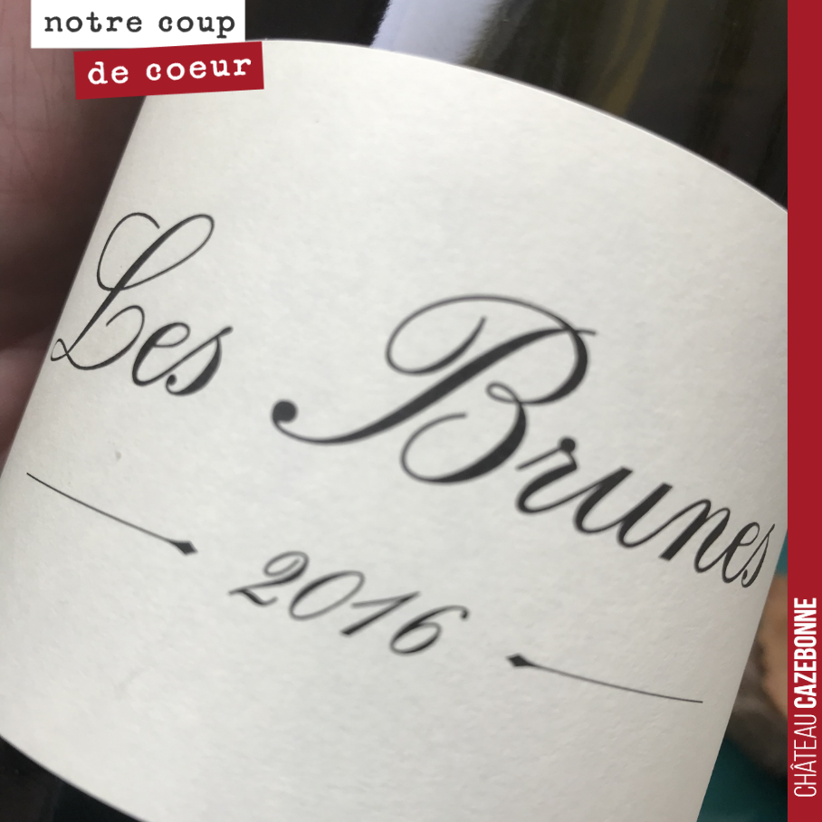 Nous, on préfère... les brunes.
Magnifique vin de Philippe Chesnelong dans l’Herault, decouvert au restaurant Boulom.