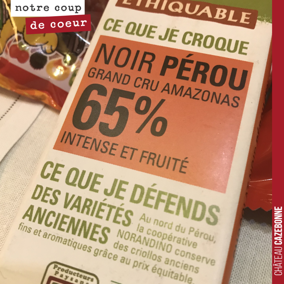 Cela n’a pas de rapport avec le vin, mais on adore les packaging de cette marque de chocolat.
Ils arrivent à la fois à défendre la promesse de goût, tout en affirmant leurs valeurs.
Et une marque...