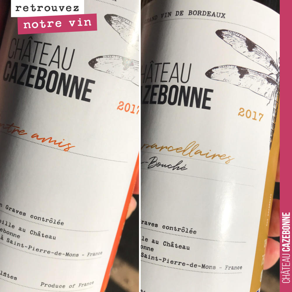 C’est parti pour la dégustation de nos vins à Le Tourne (Gironde).