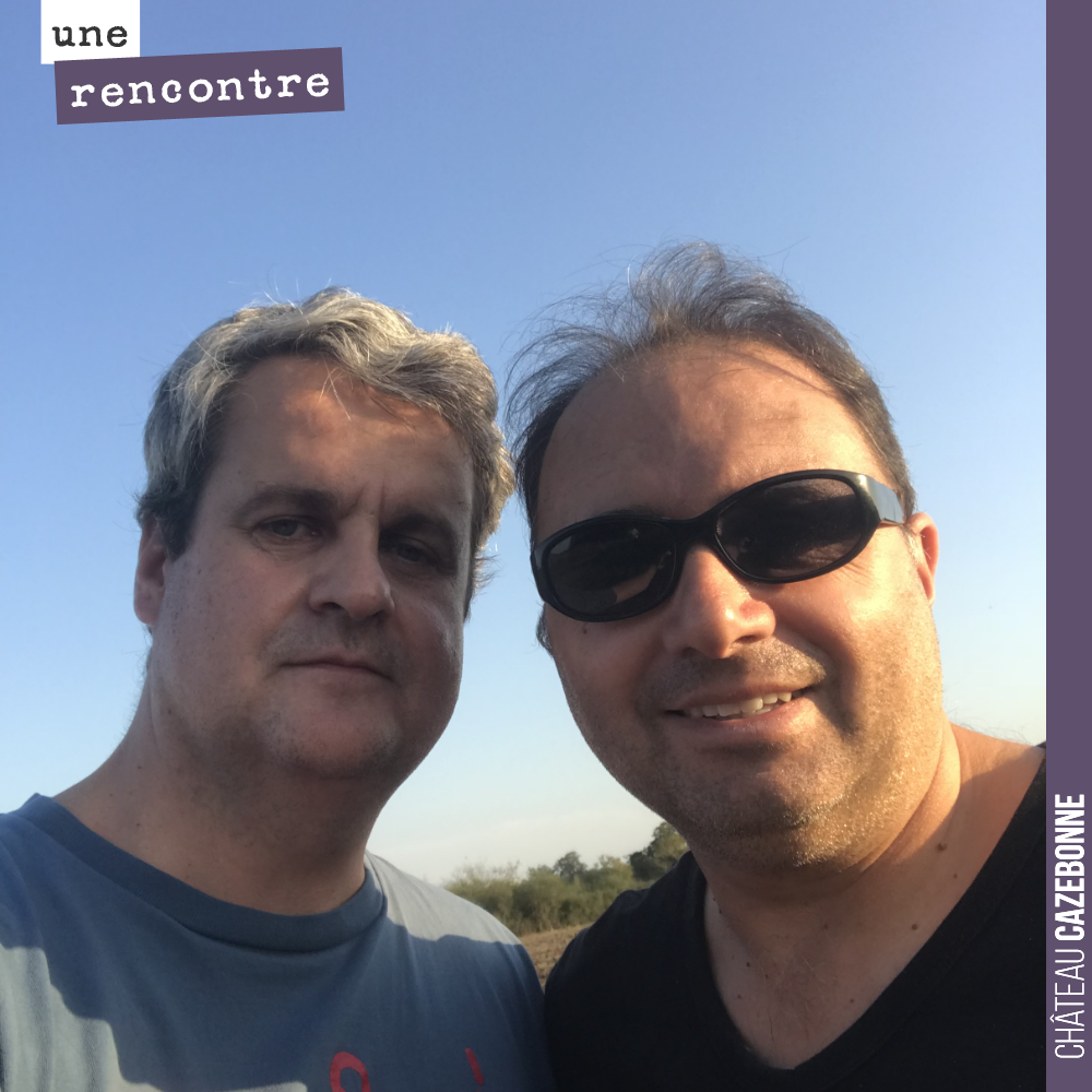 Je vous avais promis un selfie avec David dans les vignes.
Chose promise, chose due.