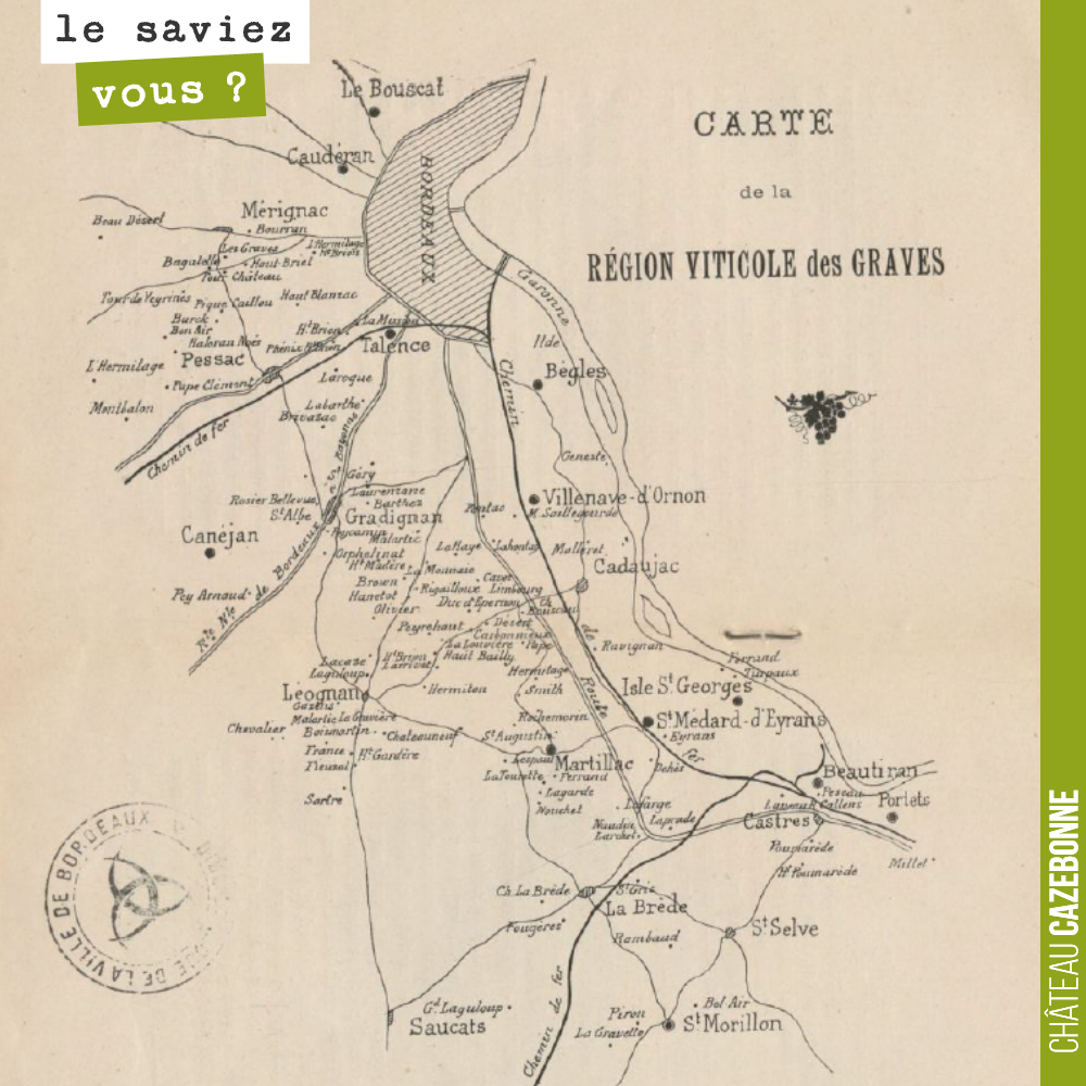 Et si les Graves avait été injustement oubliés dans le classement de 1855 ?
Retrouvé dans Aperçu historique sur les vins de Graves :
« C'est seulement au commencement du XIXe siècle que le Médoc ...