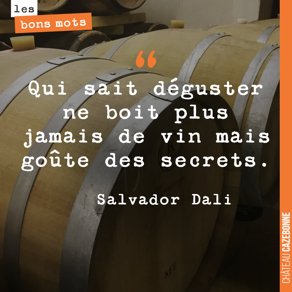 Qui sait déguster ne boit plus jamais de vin mais goûte des secrets.