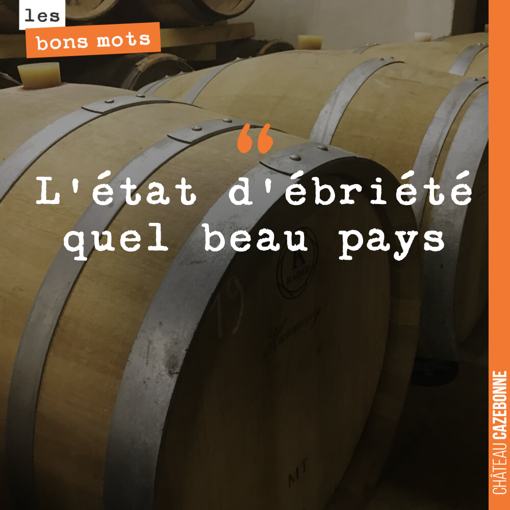 L'état d'ébriété quel beau pays