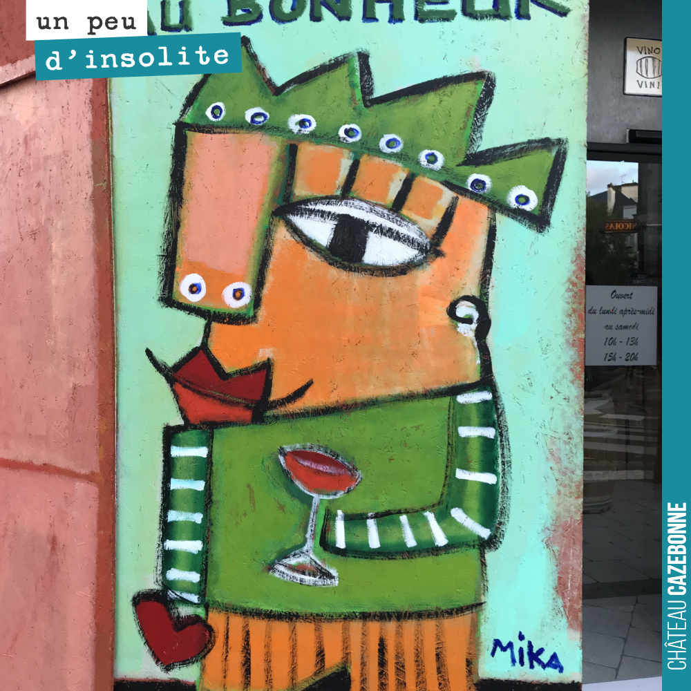 Street art !
Cela nous paraît une bonne idée de trinquer au bonheur !
#bonheur #trinquer #biodynamie