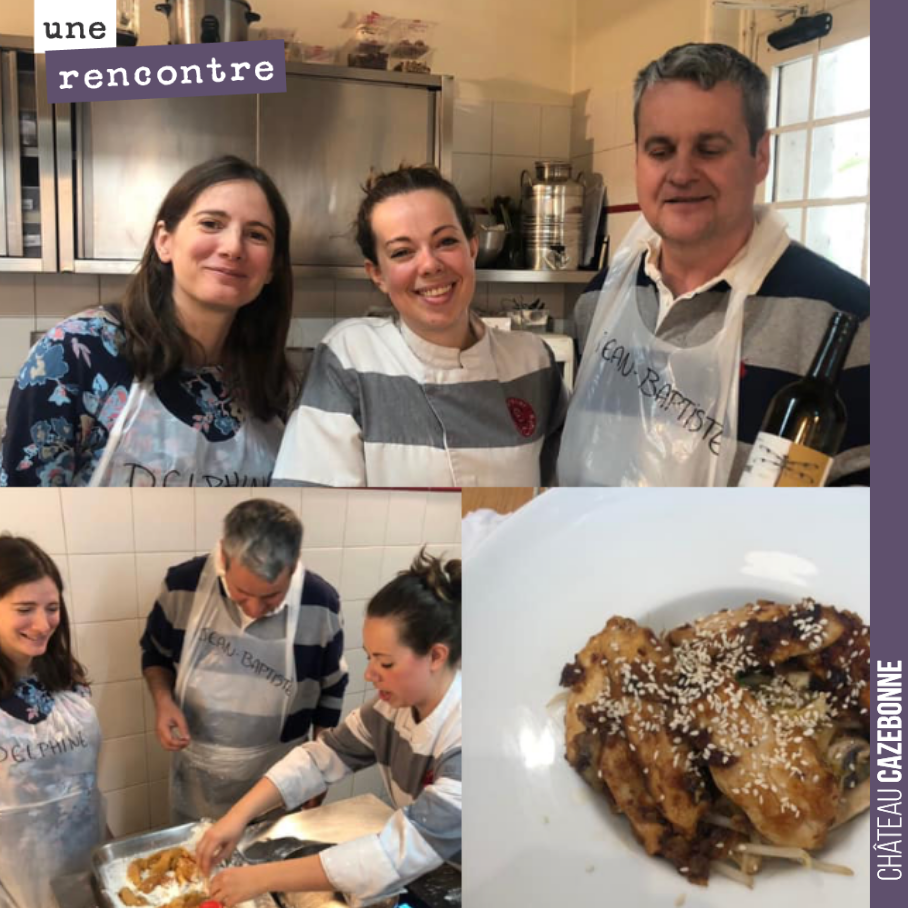 Nous sommes allé faire déguster les vins de Château Cazebonne à l’Atelier des chefs. Superbe rencontre avec une équipe de passionnés. Le vin et la cuisine font partie d’une même et grande famille.
...