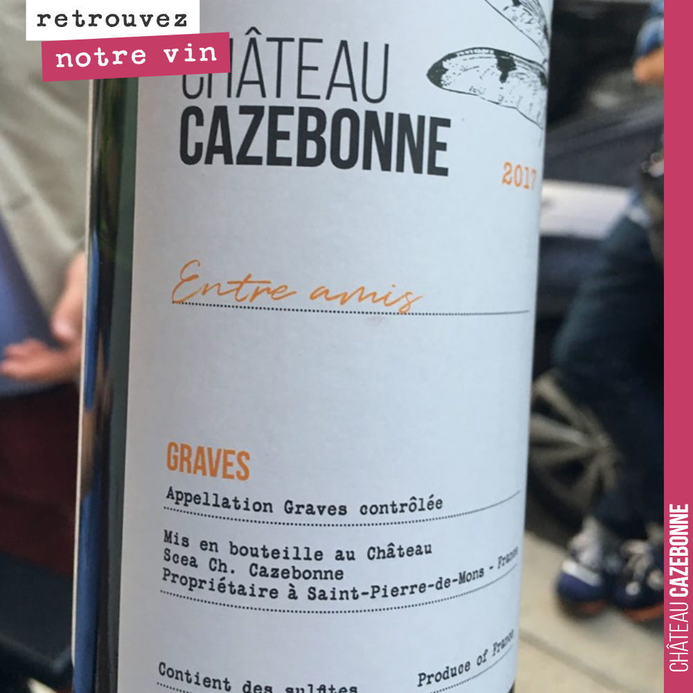 Quand l'un de vos amis, vous envoie cette photo pour vous dire qu'il a trouvé votre vin à la Cave XVII à Paris. Et bein, y'a pas à dire, cela fait plaisir !