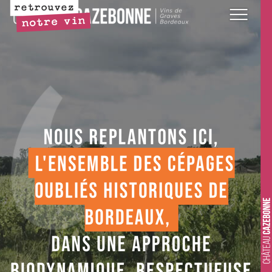 Notre site internet tout beau, tout neuf est en ligne.
https://www.cazebonne.fr
Dites nous ce que vous en pensez !